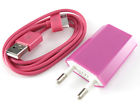 Adapter plus kabel voor Iphone 3 en 4, roze